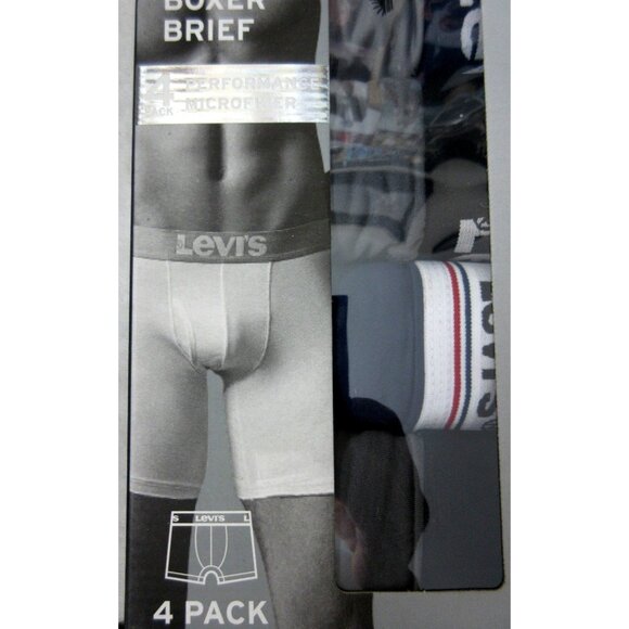 Levi's Men's Performance Microfiber 8 Pack Boxer Briefs Assorted Colors NIB - Picture 7 of 7